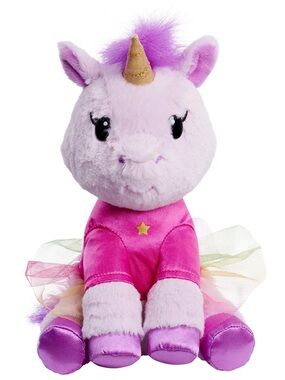 Plush Pink Unicorn Stuffed Animal with Tulle Tutu 7”